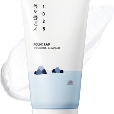 ROUND LAB 1025 Dokdo Cleanser, 5.07 Fl Oz | Low pH Facial Cleanser, For Sensitive Skin, Deep Sea Water, Hydrating Face Wash, Korean Skin Care
