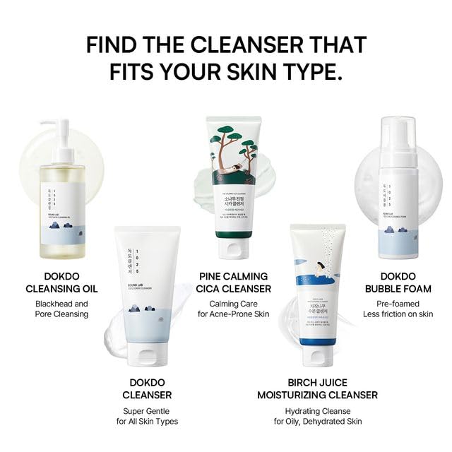 ROUND LAB 1025 Dokdo Cleanser, 5.07 Fl Oz | Low pH Facial Cleanser, For Sensitive Skin, Deep Sea Water, Hydrating Face Wash, Korean Skin Care - Image 7