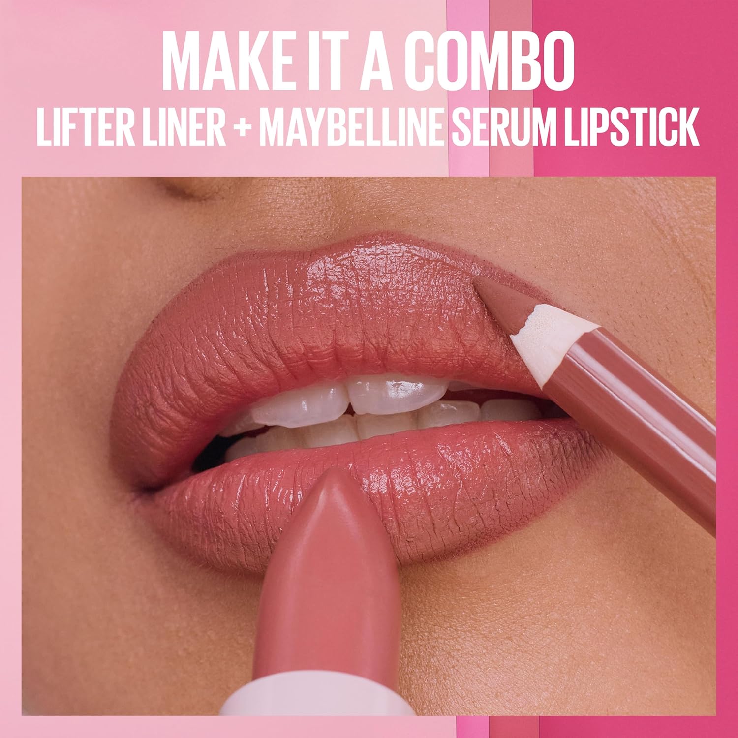MAYBELLINE Serum Lipstick, Hydrating Lip Makeup with 8HRs of Lip Plumping Moisture with Hyaluronic Acid + Oil Blend, Upstate (Light Cool Brown Satin) - Image 10